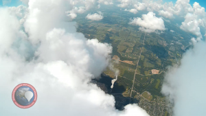 OLHZN-8 view through the clouds of Farmington and Victor NY