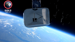 OLHZN-20 JustDustin YouTube Play Button to Space