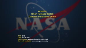 Orion payload installed – Campos Install Into Orion