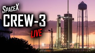 SpaceX Crew Dragon Crew-3 Launch 🔴 Live