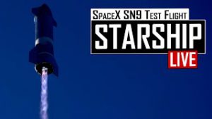 SpaceX Starship SN9 10 km High Altitude Test Flight 🔴 Live