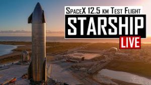 SpaceX Starship SN8 12.5 km High Altitude Test Flight 🔴 Live