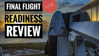 SpaceX DM-2 Final Flight Readiness Review 🔴 Live