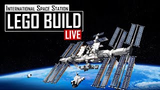 International Space Station LEGO Build 🔴 Live