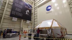 Orion Spacecraft From Artemis 1 Arrives at Armstrong Test Facility