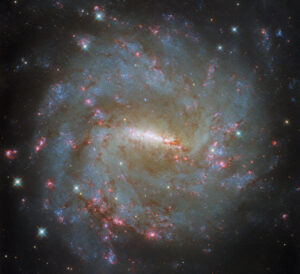 hubble-examines-a-barred-spiral’s-light