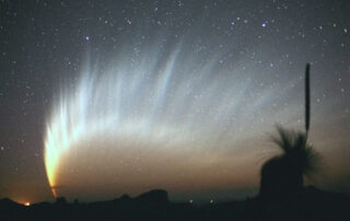 The Magnificent Tail of Comet McNaught