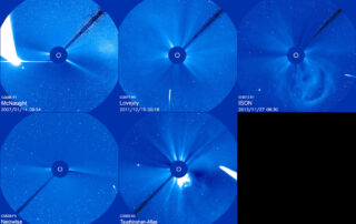 Five Bright Comets from SOHO