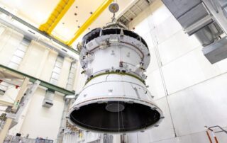 Artemis II Orion Lift to Vac Chamber