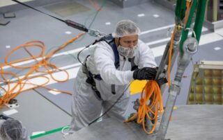 Artemis II Orion Lift to Vac Chamber