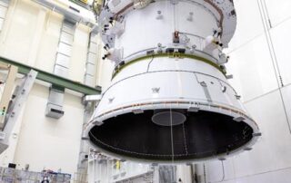 Artemis II Orion Lift to Vac Chamber