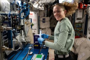 crew-studies-advanced-biotech,-preps-for-spacewalk-as-station-orbits-higher