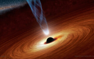 Spin up of a Supermassive Black Hole