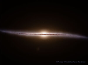 Gaia Reconstructs a Side View of our Galaxy
