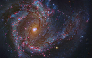In the Center of Spiral Galaxy M61