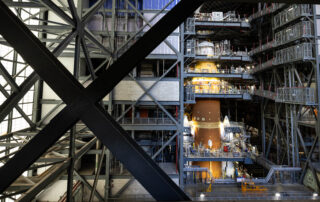 Artemis II Integration in High Bay
