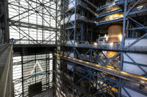 Artemis II Integration in High Bay