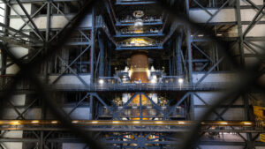 Artemis II Integration in High Bay
