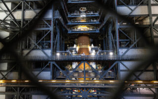 Artemis II Integration in High Bay