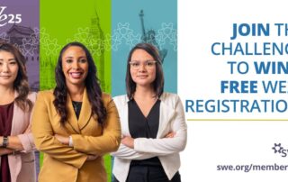 join-the-#oneswe challenge to-win-a-we25-registration!