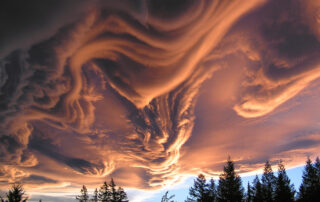 Asperitas Clouds Over New Zealand