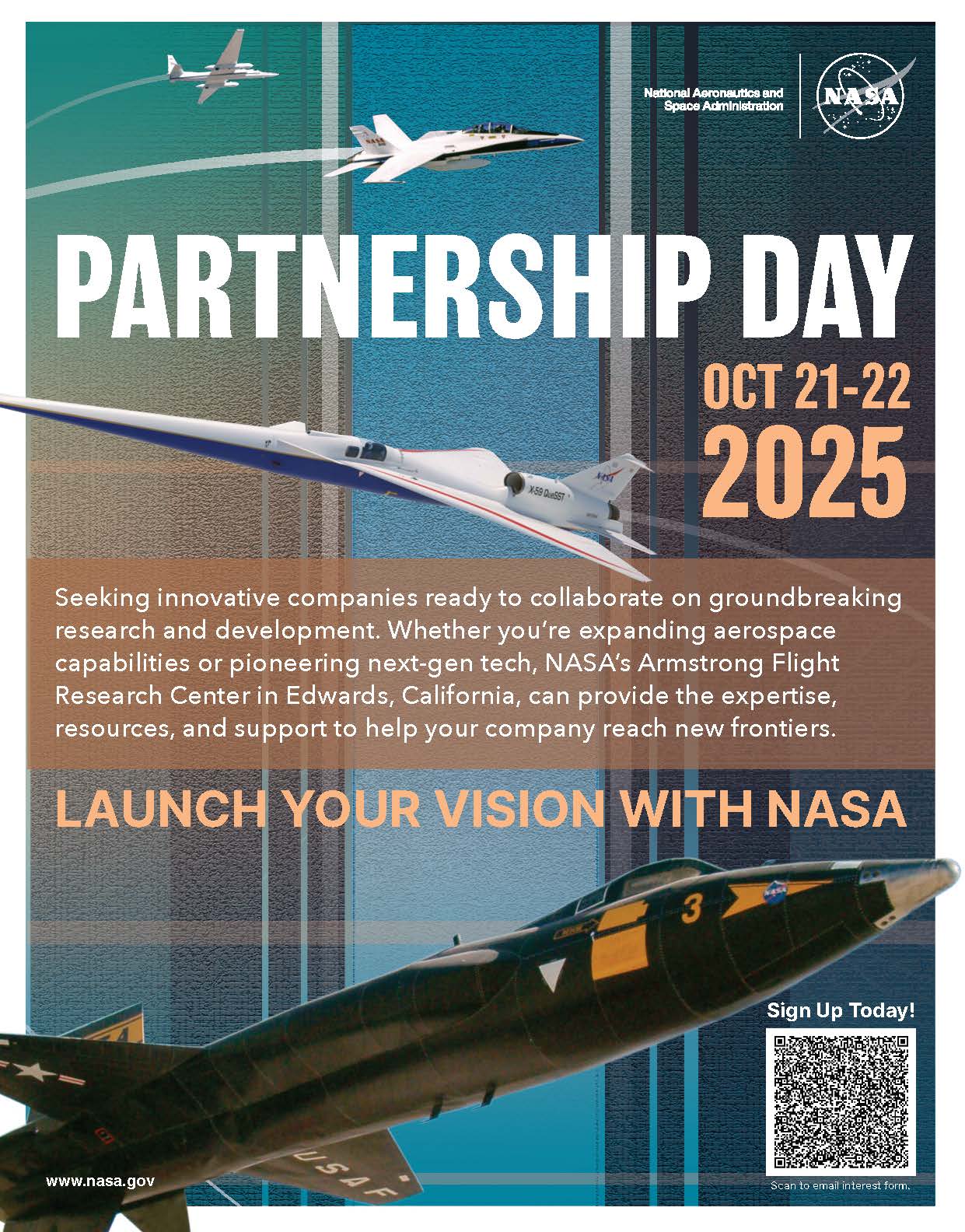 nasa-armstrong-to-host-partnership-day-oct.-21-22