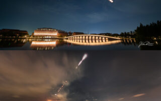 Lunar Eclipse in Two Hemispheres
