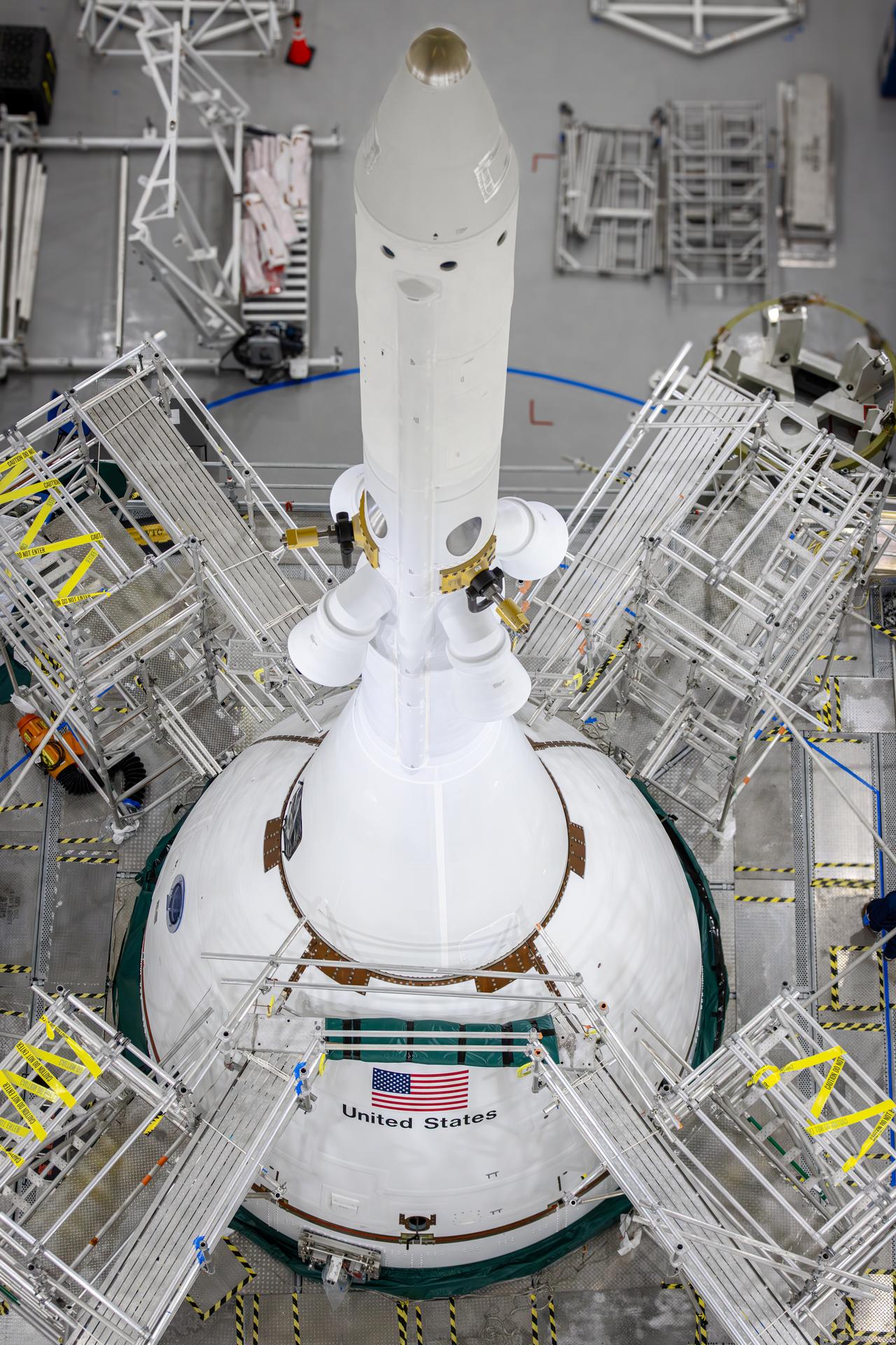 nasa’s-orion-spacecraft-secures-critical-abort-system-hardware-for-artemis-ii