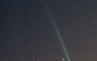 Two Camera Comets in One Sky
