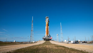 NASA’s Artemis II SLS Rocket and Orion Spacecraft Rollout to Launch Pad 39B
