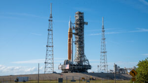 NASA’s Artemis II SLS Rocket and Orion Spacecraft Rollout to Launch Pad 39B