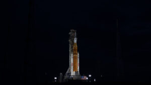 Artemis II at Launch Pad 39B