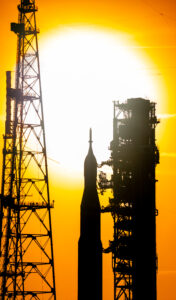 NASA’s Artemis II SLS Rocket and Orion Spacecraft Arrives at Launch Pad 39B