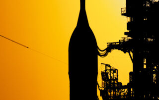 Artemis II Arrives to Launch Complex 39B