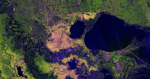 nasa-isro radar-mission peers-through-clouds-to-see-mississippi river delta