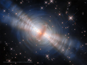 The Egg Nebula from the Hubble Telescope