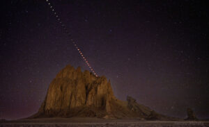 Total Lunar Eclipse over Tsé Bit’a’í