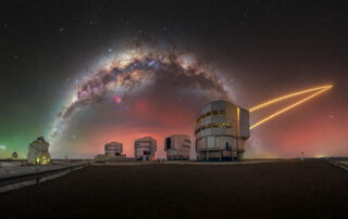 Sky Glows over Paranal Observatory