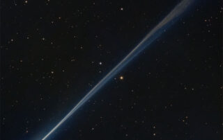 The Long Wispy Tail of Comet R3 (PanSTARRS)