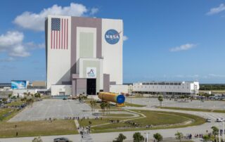nasa’s-artemis iii moon-rocket hardware arrives, artemis-ii capsule returns-to-kennedy
