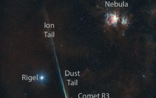 Comet R3 PanSTARRS and Orion