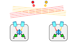 precision-astrometry-using-optically-independent-spacecraft-for-graviational-wave-detection