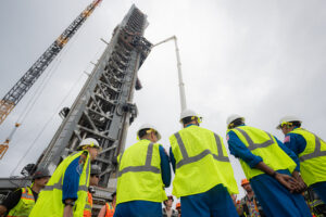 Artemis III Crew Visits Launch Complex 39A