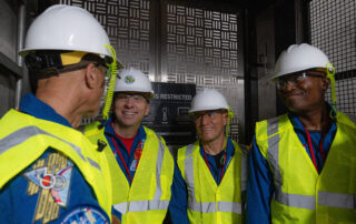 Artemis III Crew Visits Launch Complex 39A