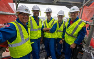 Artemis III Crew Visits Launch Complex 39A