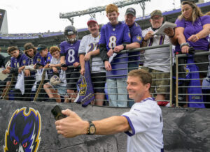 nasa-astronaut-reid-wiseman-attends-ravens-vs.-saints-game